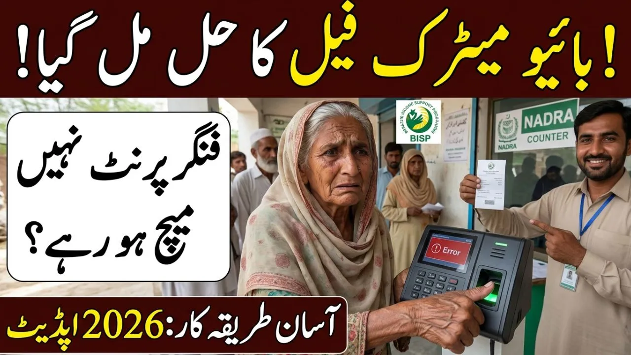 BISP Biometric Verification Failure Solution