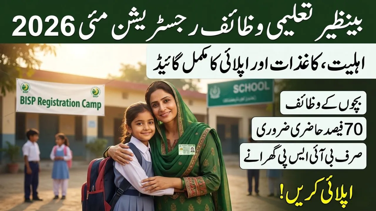 Benazir Taleemi Wazaif May 2026 Registration Eligibility
